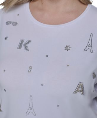 Women's Plus Size Crew Neck Top