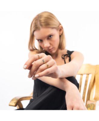 Sterling Silver Safety Pin Ring