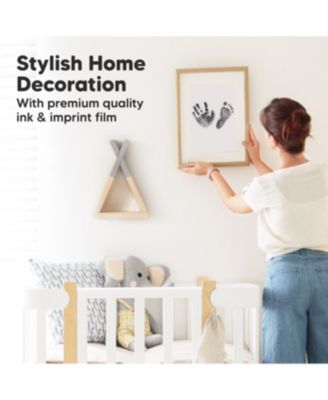 2pk Inkless Ink Pad for Baby Hand and Footprint Kit, Clean Touch Dog Paw, Dog Nose Print Kit, Baby & Pet Safe, Large