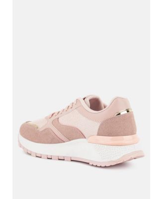 Womens Juliette Chain Detailing Lace Up Sneakers