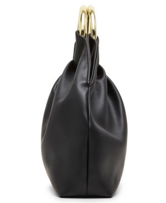 Solid Ground Ring Handle Bag