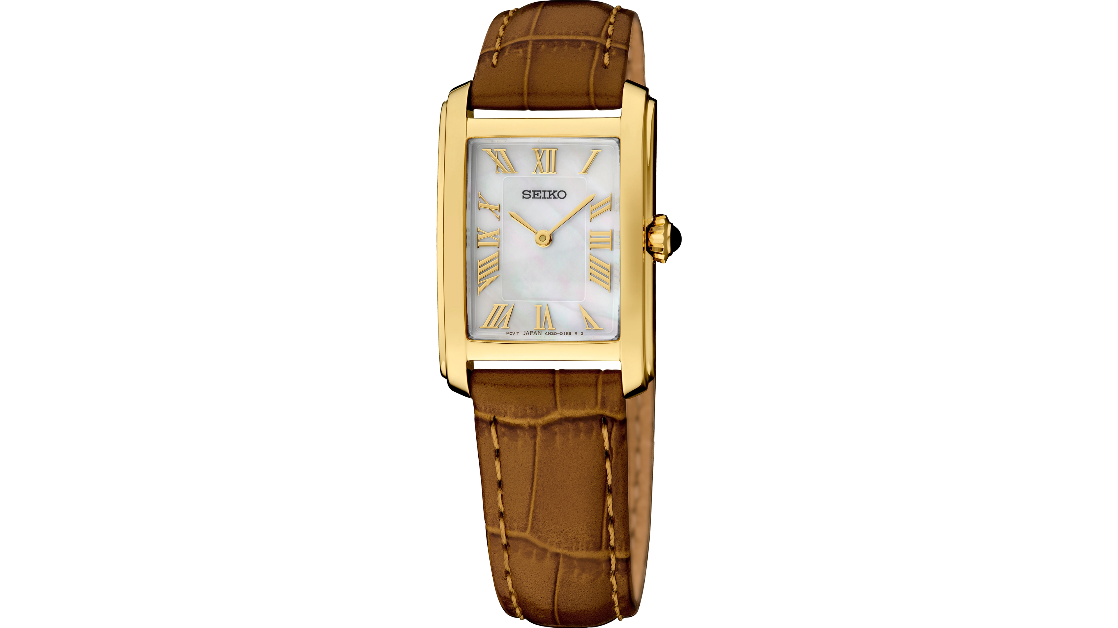 Seiko Women's Essentials Quartz Leather Strap Watch