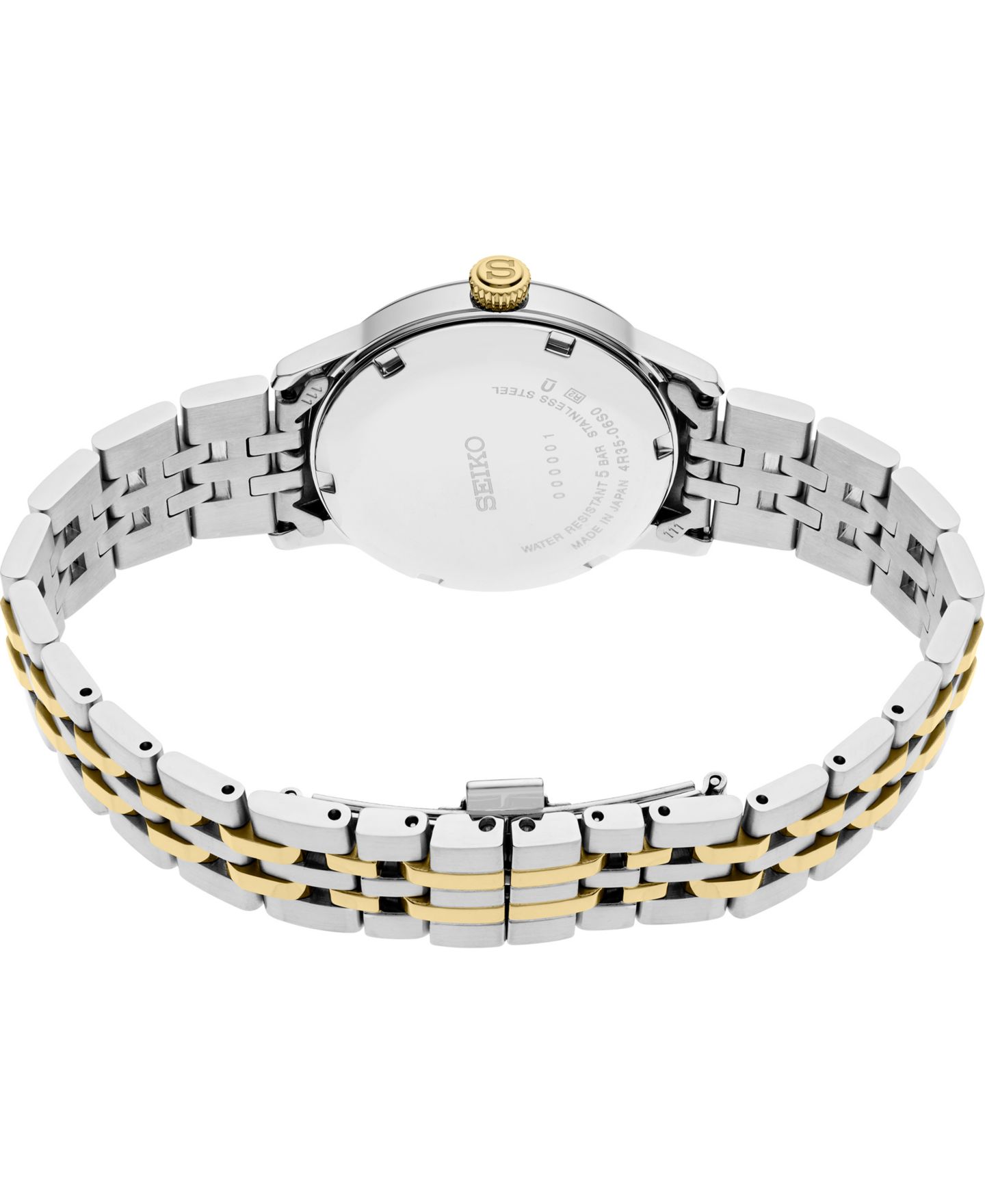 Женские часы Seiko Presage Cocktail Time Mid-Size Two-Tone Automatic Bracelet Watch, 34mm — фото 3