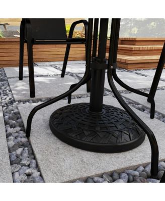 19" Patio Umbrella Base 26 lbs Umbrella Sd for 1.5"/1.9"