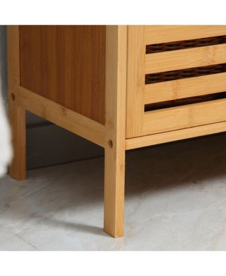 Bamboo Freestanding Under-Sink Bathroom Organizer Cabinet