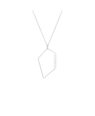 Sterling Silver Annabelle Cultured Pearl Necklace