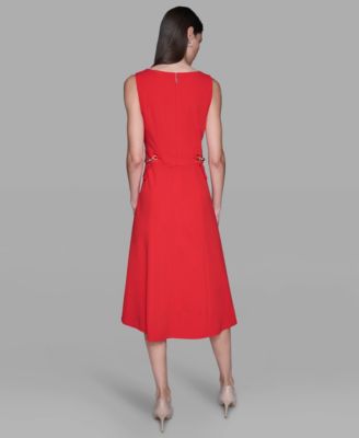 Women's Sleeveless Midi Dress