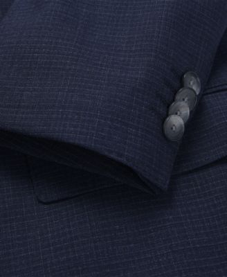 Men's Stretch Wool Regular-Fit Three-Piece Suit