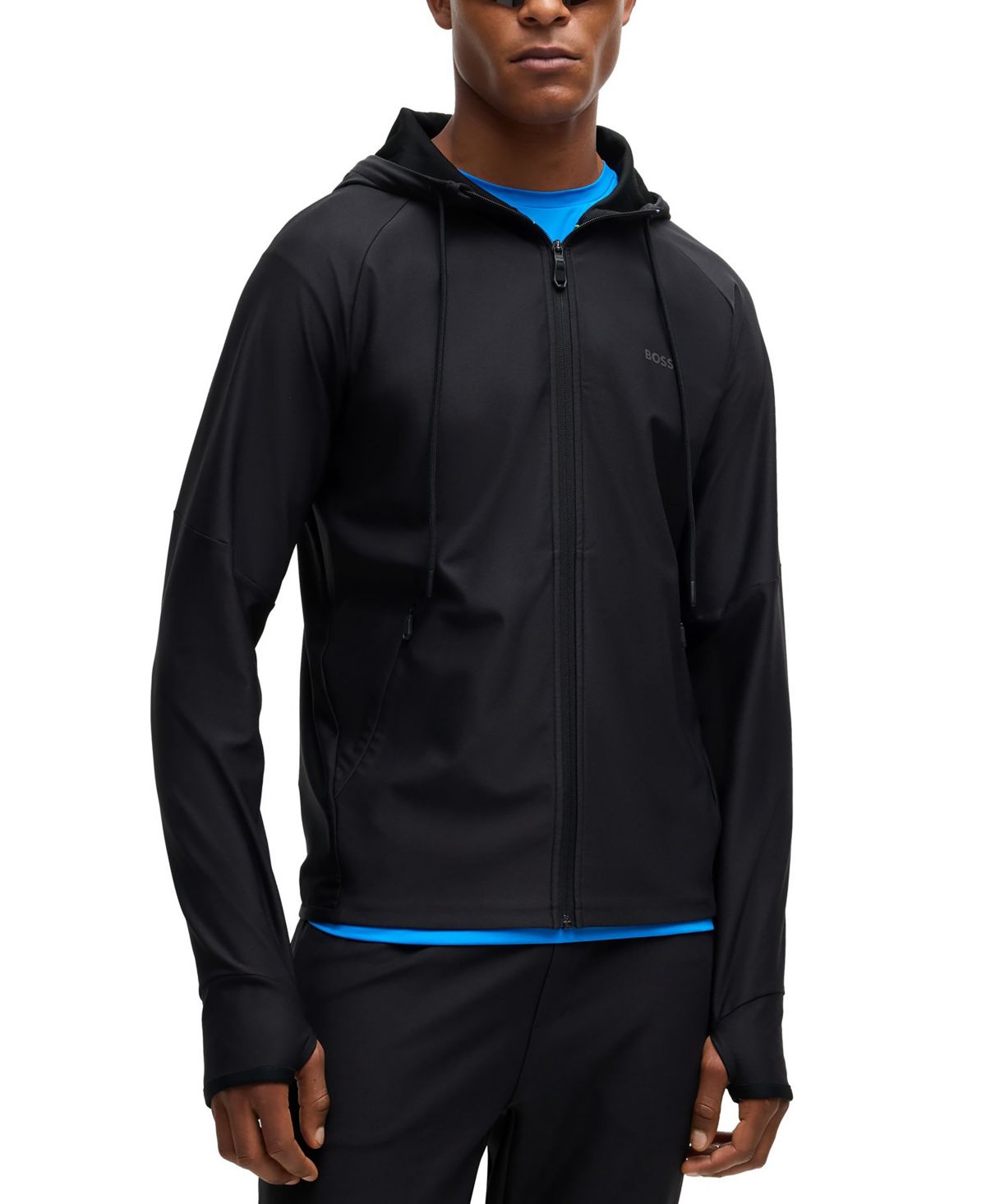 Мужская толстовка на молнии с логотипом Active-Stretch