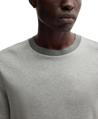 Men's Structured Cotton Regular-Fit T-Shirt