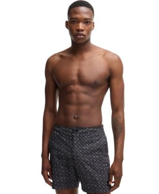 Hugo Boss - Men's Quick-Dry Monogram Swim Shorts