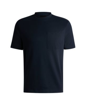 Men's Tonal Trim Cotton-Blend T-Shirt