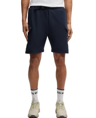Hugo Boss - Men's Hopsack Panelling Super-Stretch Shorts