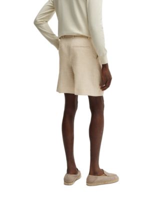 Men's Stretch Tweed Formal 8" Shorts