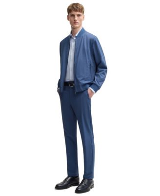 Men's Structured Performance Slim-Fit Dress Shirt