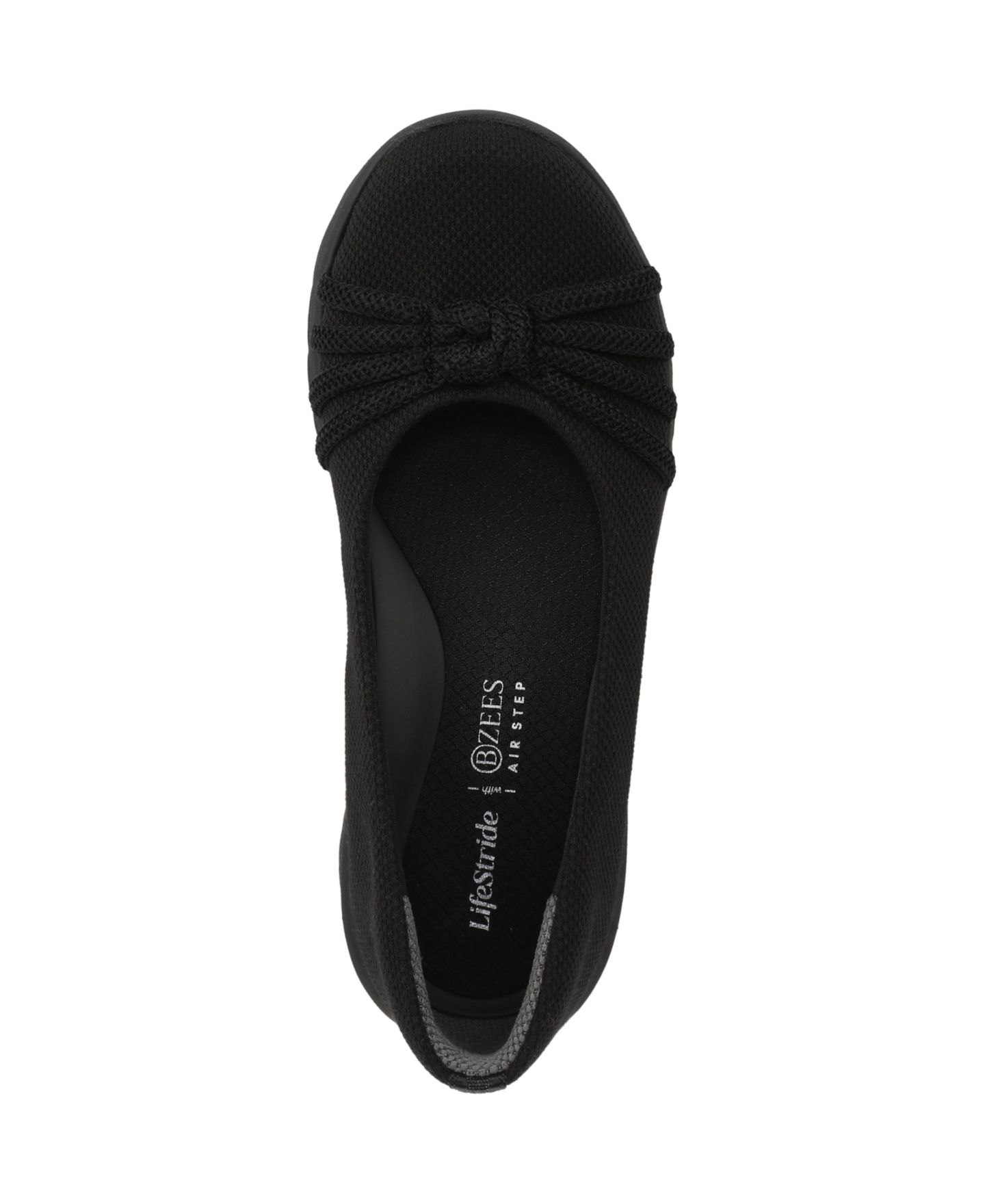 Женские туфли LifeStride Gaines Loafer/Moc Flats, цвет: Чёрный — фото 4