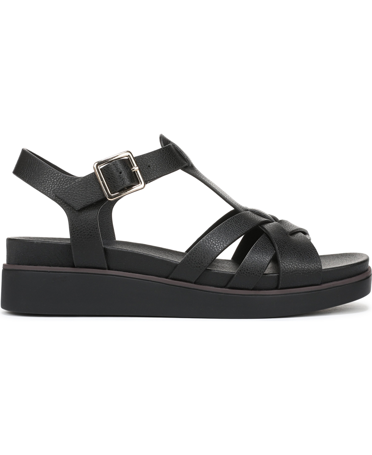 Lifestride Grandiose Platform Wedge Sandal In Black