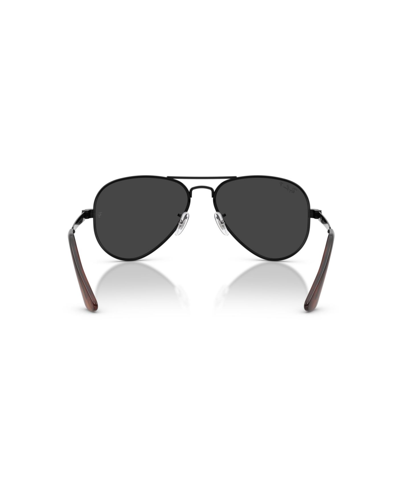 Солнцезащитные очки Ray-Ban Unisex Polarized Sunglasses, Aviator Max RB3925, цвет: Чёрный — фото 4