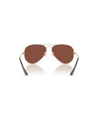 Unisex Pilot Sunglasses, Aviator Large Metal RB3025