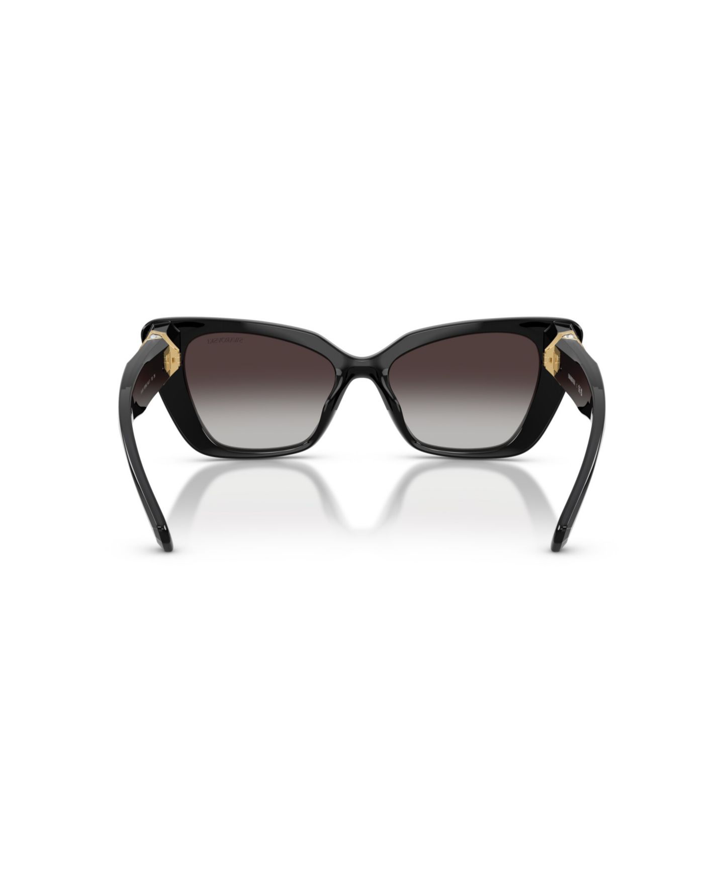 Женские солнцезащитные очки Swarovski Cat Eye Sunglasses, SK6047, цвет: Чёрный / Серый — фото 3