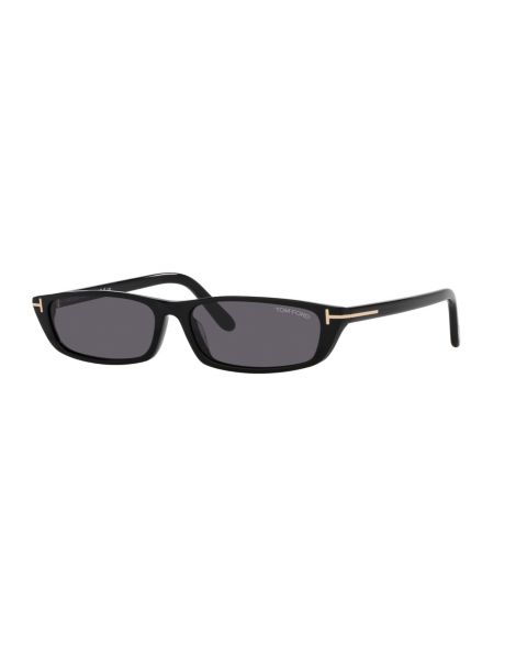 Солнцезащитные очки Tom Ford Unisex Sunglasses, Alejandro TR001673, цвет: Чёрный / Серый