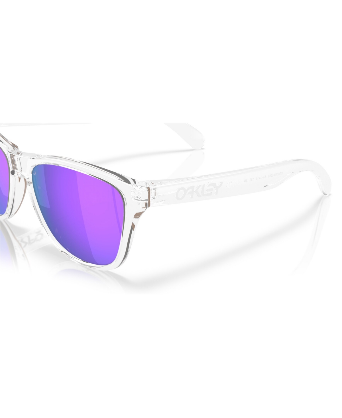 Oakley Mens Clear Oo9013 Frogskins O Matter™ Plutonite Square-frame Sunglasses In Polished Clear