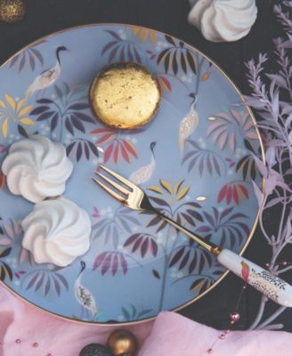 Sara Miller India Cake Plates, Set of 4