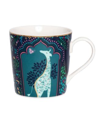 Sara Miller India Assorted Mugs, Set of 4