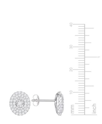 Diamond Earrings (1/2 ct. t.w.) in Sterling Silver