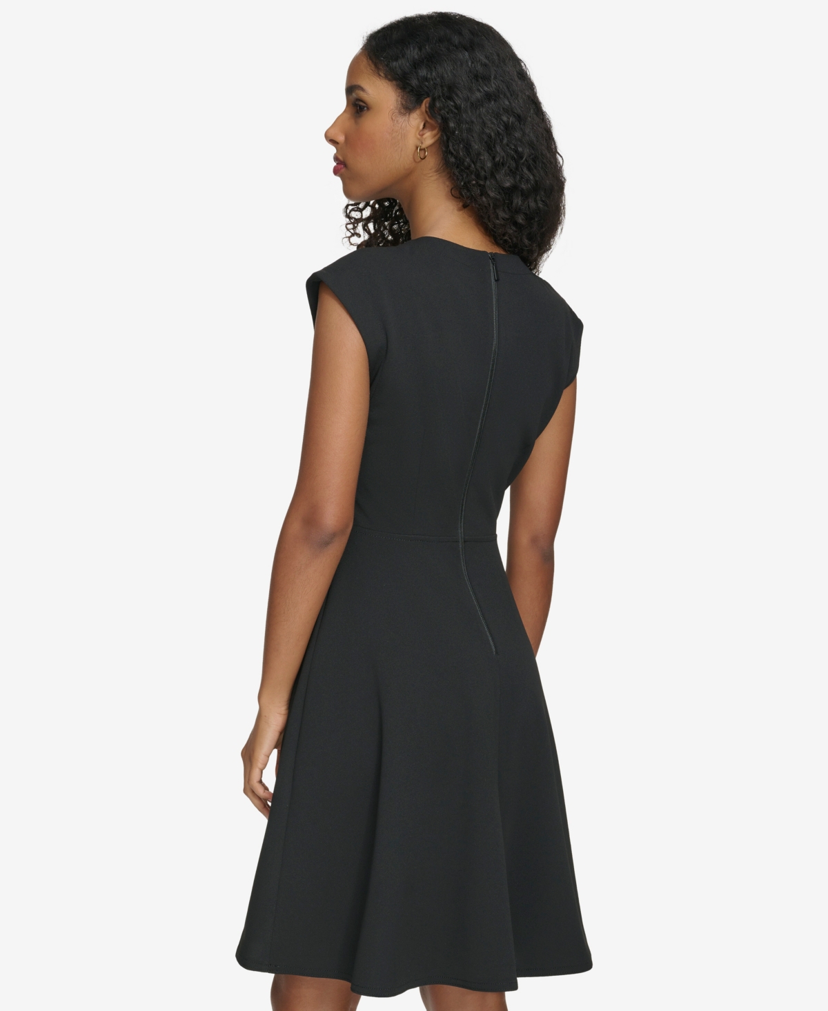 Calvin Klein Women's Crewneck Short-Sleeve Dress