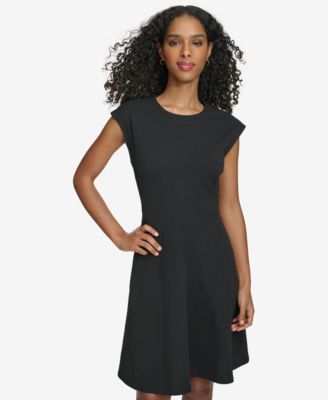 Women's Crewneck Short-Sleeve Dress