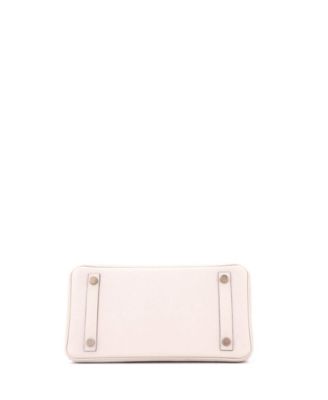 Birkin 25 Handbag Light Togo with Rose Gold Hardware