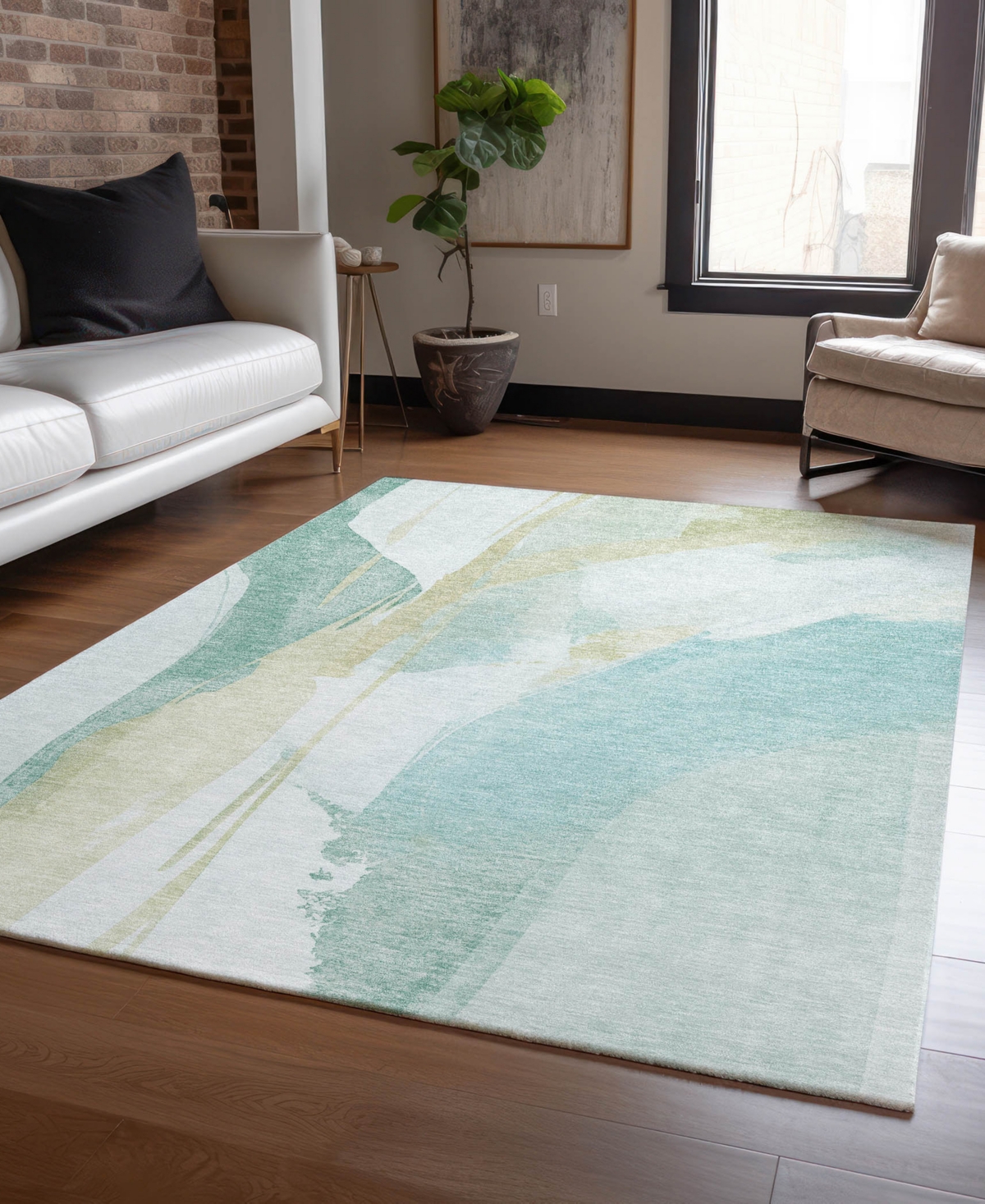 Dalyn Ravenna Rn7 5'x7'6" Area Rug In Blue