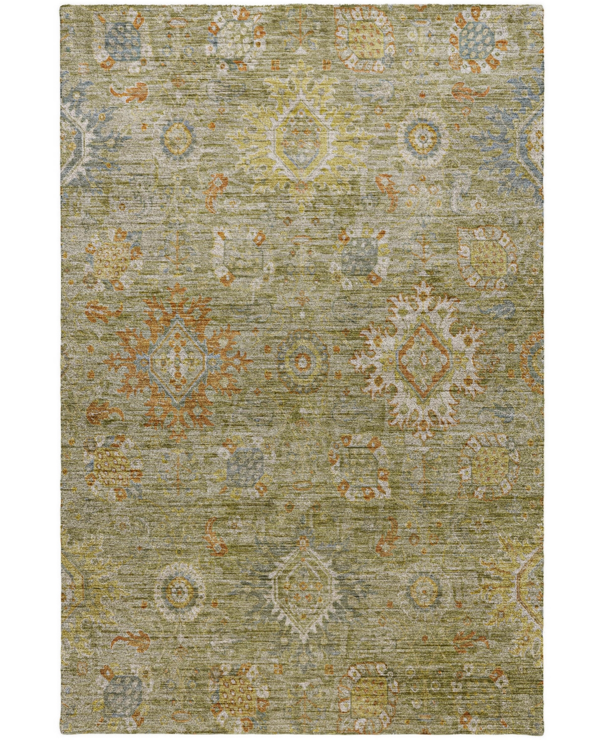 Dalyn Silk Road Sr9 6'6"x9'6" Area Rug In Green