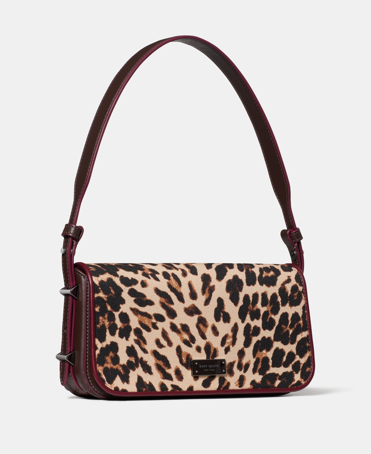 kate spade new york Liv Downtown Leopard Fabric Shoulder Bag