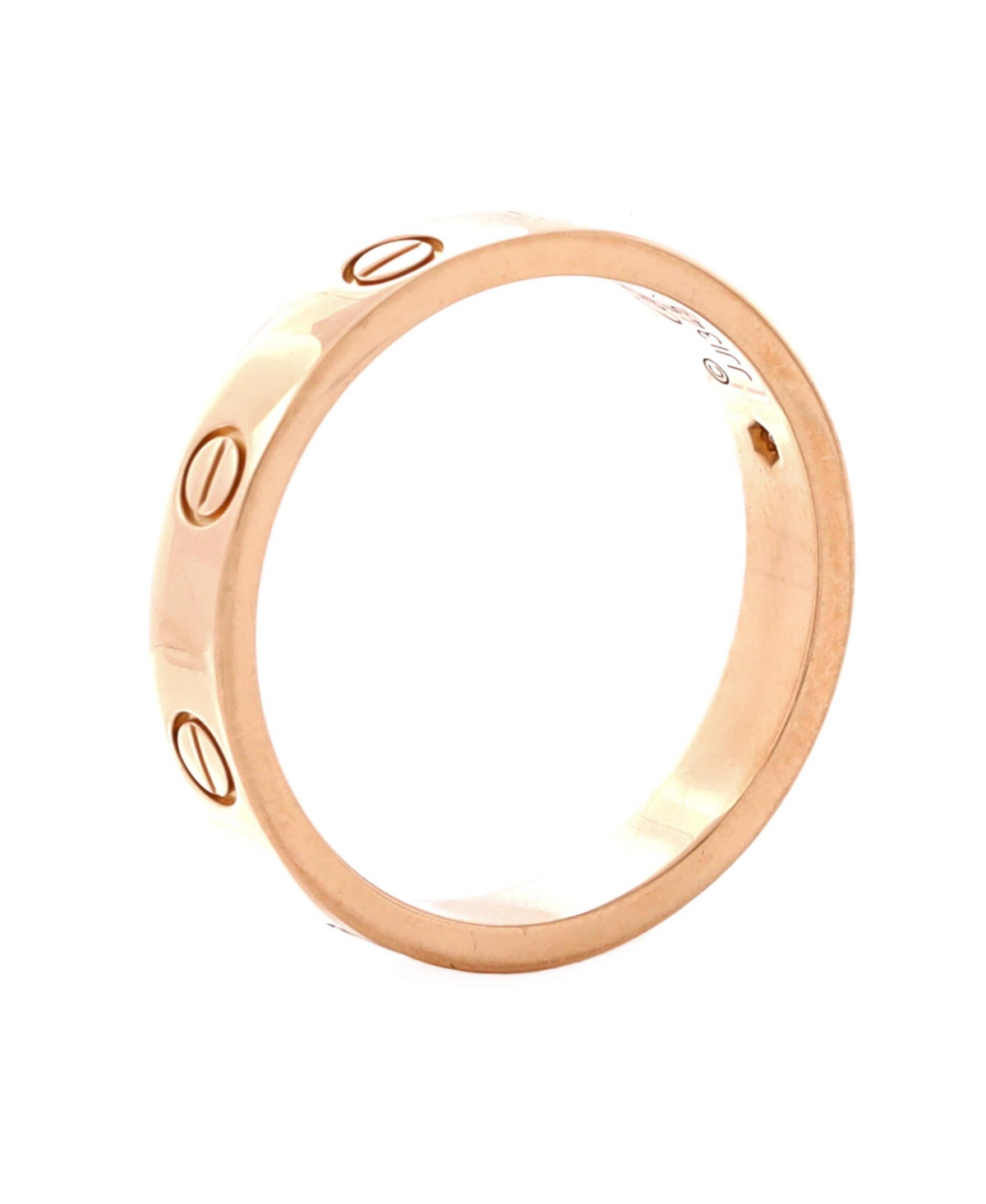 Pre-Owned Cartier Love Wedding Band 1 Diamond Ring