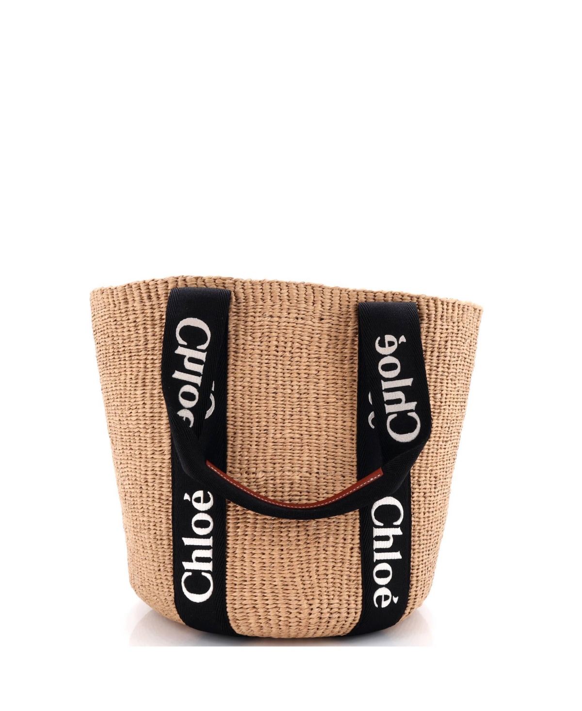 Pre-Owned Chloe Large x Mifuko Woody Tote Raffia
