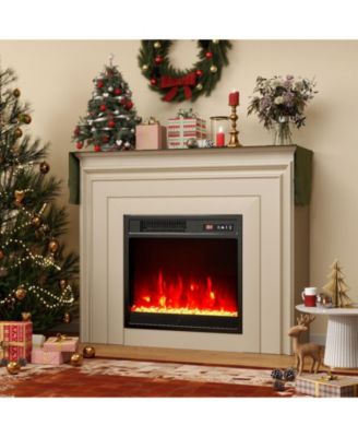 | Electric Fireplace Heater Insert | 18 Inch with Overheat Protection