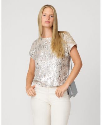 Women's Cluster Sequin Easy Tee