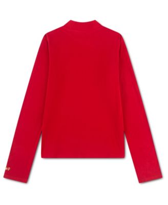 Girls' Mock Neck Long-Sleeve T-Shirt