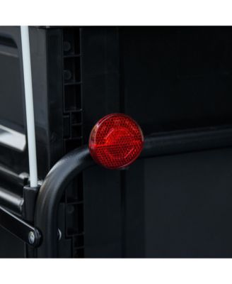 Bike Trailer Wagon with Removable Storage Box, No Bottom