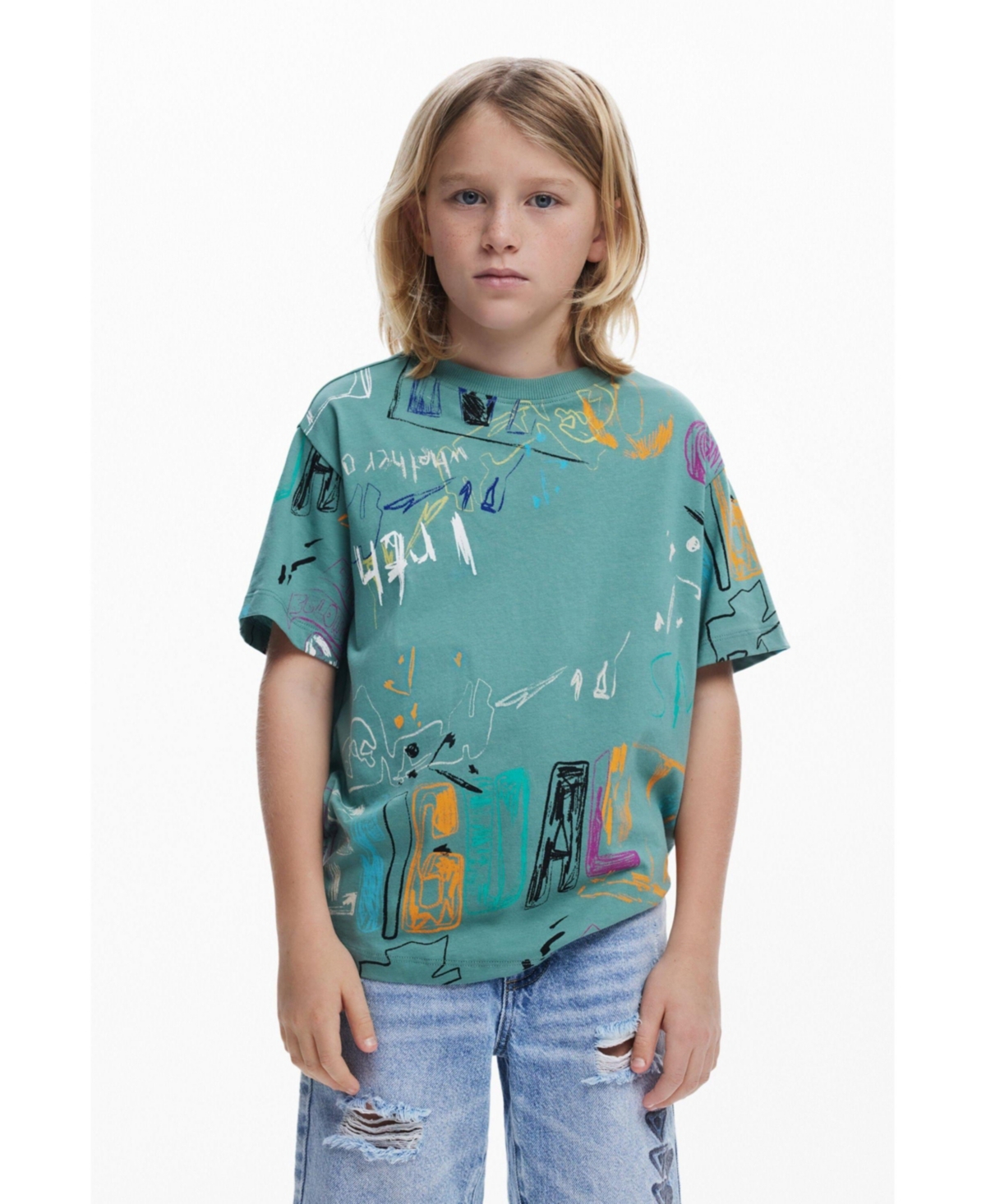 Desigual Boys's Short-sleeve doodle T-shirt