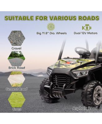 12V Kids Electric Car with Parent Remote Control, Spring Suspension