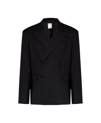 Women's Men's Cotton-Rayon Blend Blazer