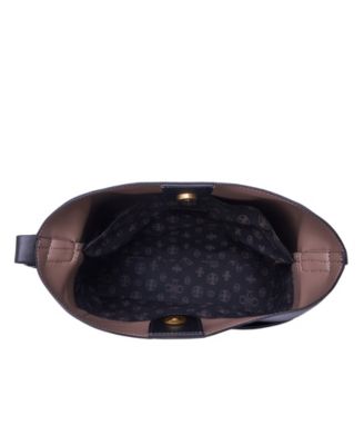 Midnight Quilted Suede Small Tote Bag