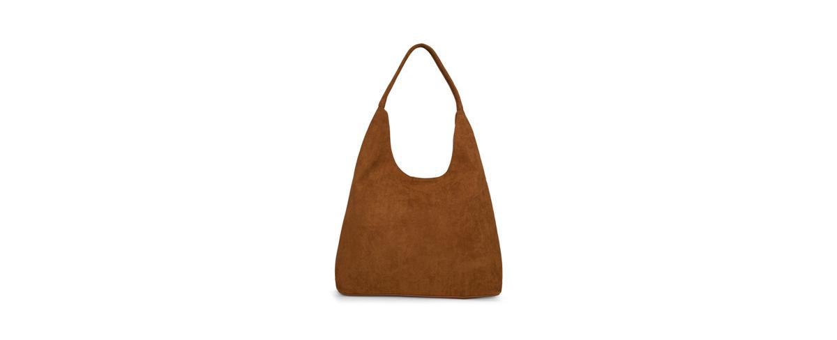 Like Dreams Cielo Oversized Hobo Tote Bag In Brown