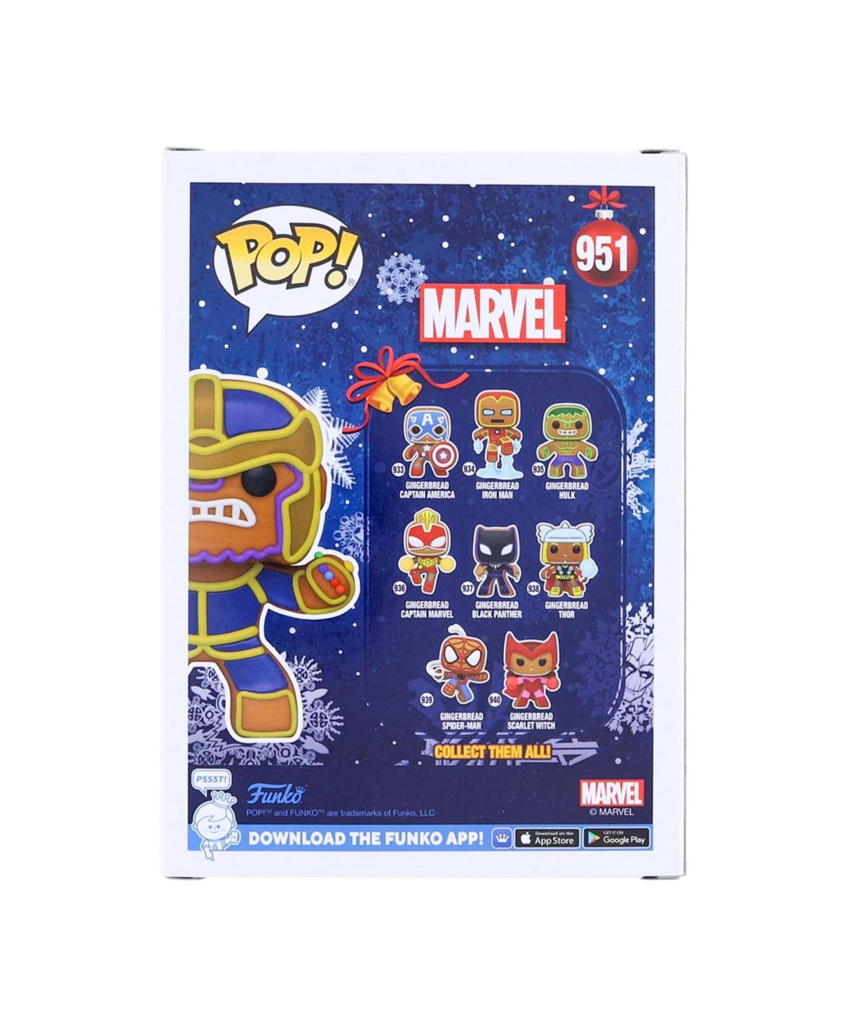 Funko Marvel Holiday Pop Vinyl Figure | Gingerbread Thanos