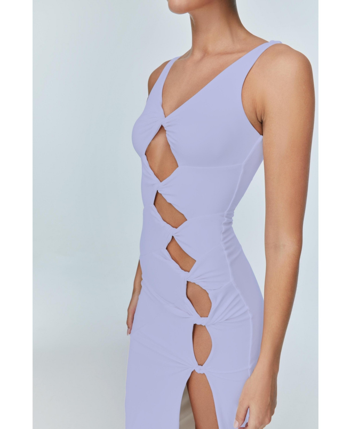 Jendue Us Women's Sara Dress - Elegant Cut-Out Maxi | Event Wear