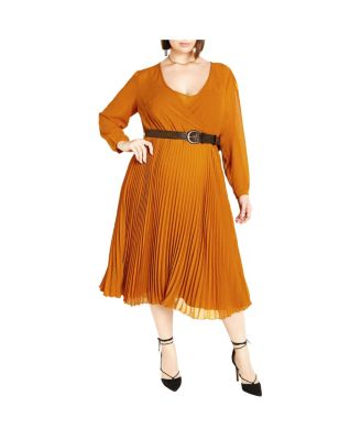 Women's Plus Size Precious Pleat Dress
