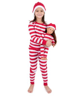 Toddler Matching Doll Cotton Holiday Pajamas